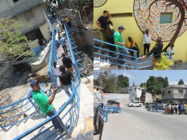 Haïti - Reconstruction : Visite des quartiers Nerette et Morne Hercule réhabilités par le projet 16/6