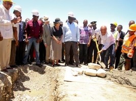 Haiti - Agriculture : Dam of the Rivière Grise, Start of works