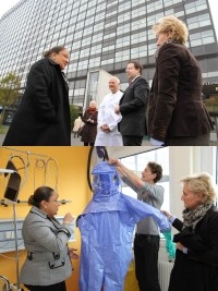 Haïti - Santé : Sophia Martelly a visité des centres hospitaliers allemand