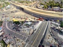Haïti - Reconstruction : inauguration du Viaduc de Delmas