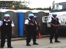 Haiti - Epidemic : Cholera Alert at the Champs de Mars