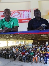 Haiti - Politic : The Minister Albert to the Socioeconomic Forum of Young