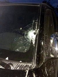 Haïti - Sécurité : Le véhicule blindé de Jean Henry Céant criblé de balles