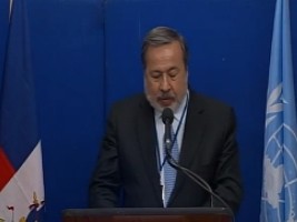 Haiti - Justice : The independent Expert presents the findings of his mission in Haiti