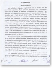 Haïti - Sécurité : Des institutions religieuses et de la Société civile extrêmement préoccupées
