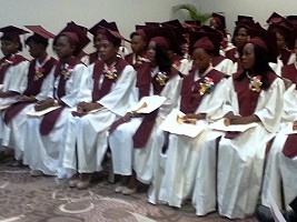 Haiti - Health : Graduation of the First Promotion of Midwives of the INSFSF