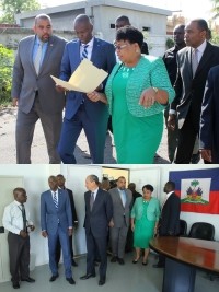 Haiti - Health : Moïse on tour in several hospitals