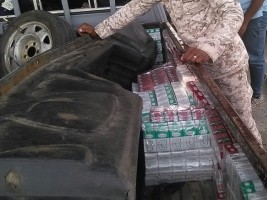 Haiti - DR : Seizure of 2,470 packages of contraband cigarettes from Haiti