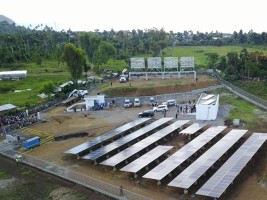 Haiti - Politic : Visit of Moïse on the site of the micro-power plant of Irois