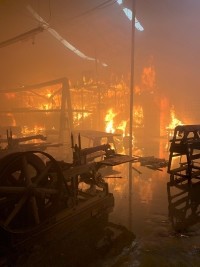 Haïti - FLASH : La tannerie «Cuirs HawTan S.A.» réduite en cendre, des millions de dollars de pertes...