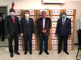 Haïti - Taïwan : Un premier lot de matériels pour lutter contre le Covid-19 est arrivée