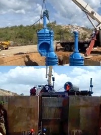 Haiti - Politic : Towards the end of the works of the dam on the Marion river
