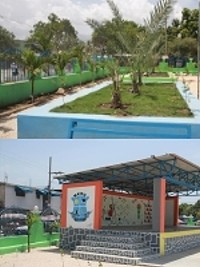 Haiti - Politic : Inauguration of the public square of Bon-Repos