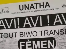 Haïti - FLASH : L’UNATHA annonce la fermeture de tous les bureaux de transfert de ses membres