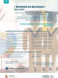 Haïti - Belgique : Bourses de master et stages, inscriptions ouvertes