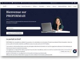 Haiti - Politic : Launch of a new web portal on vocational training