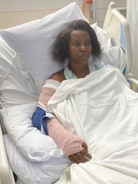 Haiti - FLASH : New Message from Martine Moïse (first photo)