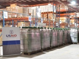 Haiti - USA : Donation of 250 medical oxygen cylinders