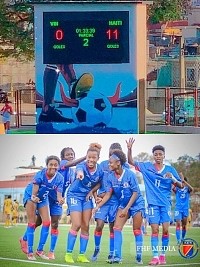 Haiti - 2023 World Qualifiers : Our Grenadières crush Saint-Vincent and the Grenadines [11-0] (Video) 
