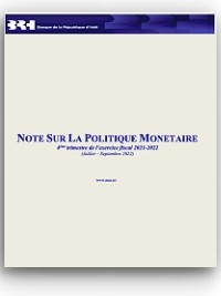 Haïti - Note de la BRH : Vers une 4ème année de croissance négative (4e trimestre 2021-2022)