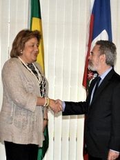 Haiti - Social : Last working day in Brasilia for Sophia Martelly