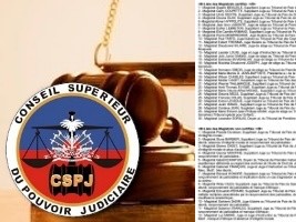 Haiti - FLASH : 30 certified magistrates, 12 others excluded from the system (List)