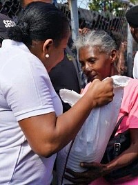 Haiti - Displaced persons : 3rd day of solidarity, women and girls in the spotlight