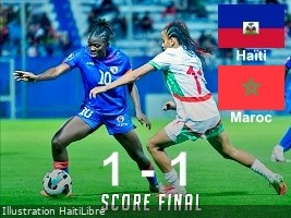 Haiti - Football : International friendly match Haiti vs Morocco [1-1] (video)
