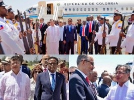 Haiti - FLASH : A strange flash visit from Colombian President Gustavo Petro...