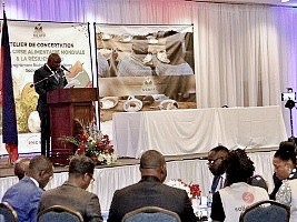 Haiti - Education : «Declaration of Commitment» in favor of school canteens
