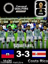 Haiti - 2026 World Cup Qualifiers : Haiti - Costa Rica [3-3] Nazon spectacular (video)