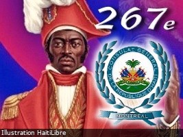 Haiti - Diaspora : Tribute to Jean-Jacques Dessalines at the Haitian Consulate in Montreal