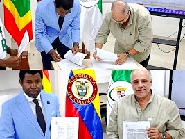 Haïti - Internationalisation de l’UEH : Signature avec l’Université Colombienne (UMAYOR)
