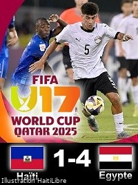 Haiti - Qatar 2025 World Cup : The «Pharaohs» inflict a heavy defeat on the Grenadiers [1-4] (video)
