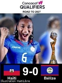 Haiti - FLASH : Our Grenadières crush Belize [9-0] (World Cup Qualifier Brazil 2027) - video