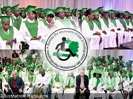 Haiti - Graduation : 100 young people with disabilities graduate in massage therapy and functional rehabilitation