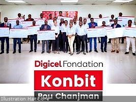 Haïti - DIGICEL : Liste des Gagnants de la 9ème édition de «Konbit Pou Chanjman»