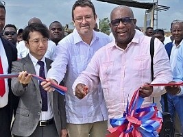 Haiti - Environment : Inauguration of the Morne Casse landfill