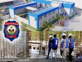 Haïti - PNH : Miragoâne, Suivi des travaux du futur commissariat départemental des Nippes (vidéo)