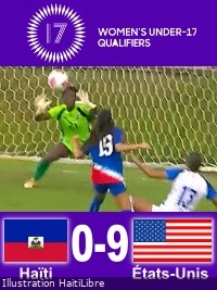 Haïti - Qualif U-17 C.M. Maroc 2026 : Nos Grenadières humiliées par les États-Unis [0-9] (video)