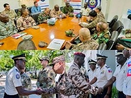 Arrivée du Commandant en Chef de la FRG en Haïti