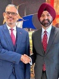 Le PM d’Haïti, s’est entretenu avec le Président du Groupe de la Banque Mondiale