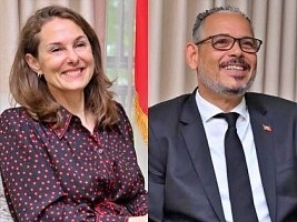 Visite humanitaire en Haïti de la Princesse Royale Sarah Zeid de Jordanie