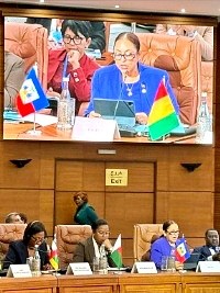 Morocco : Chancellor Raina Forbin calls for strengthened international mobilization for Haiti