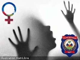 A haitian police officer implicated in a case of rape of a 14-year-old minor
