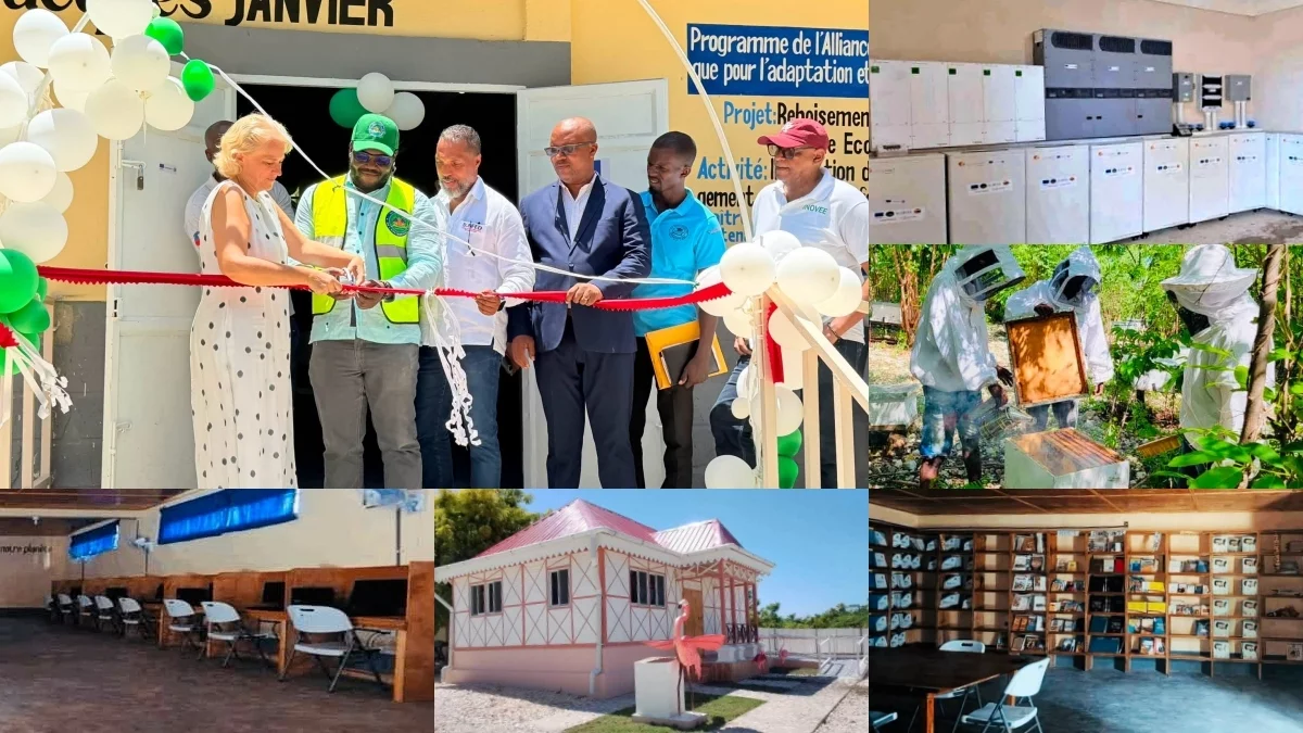 Tour of the Haiti's Minister of the Environment in the South-East (video)