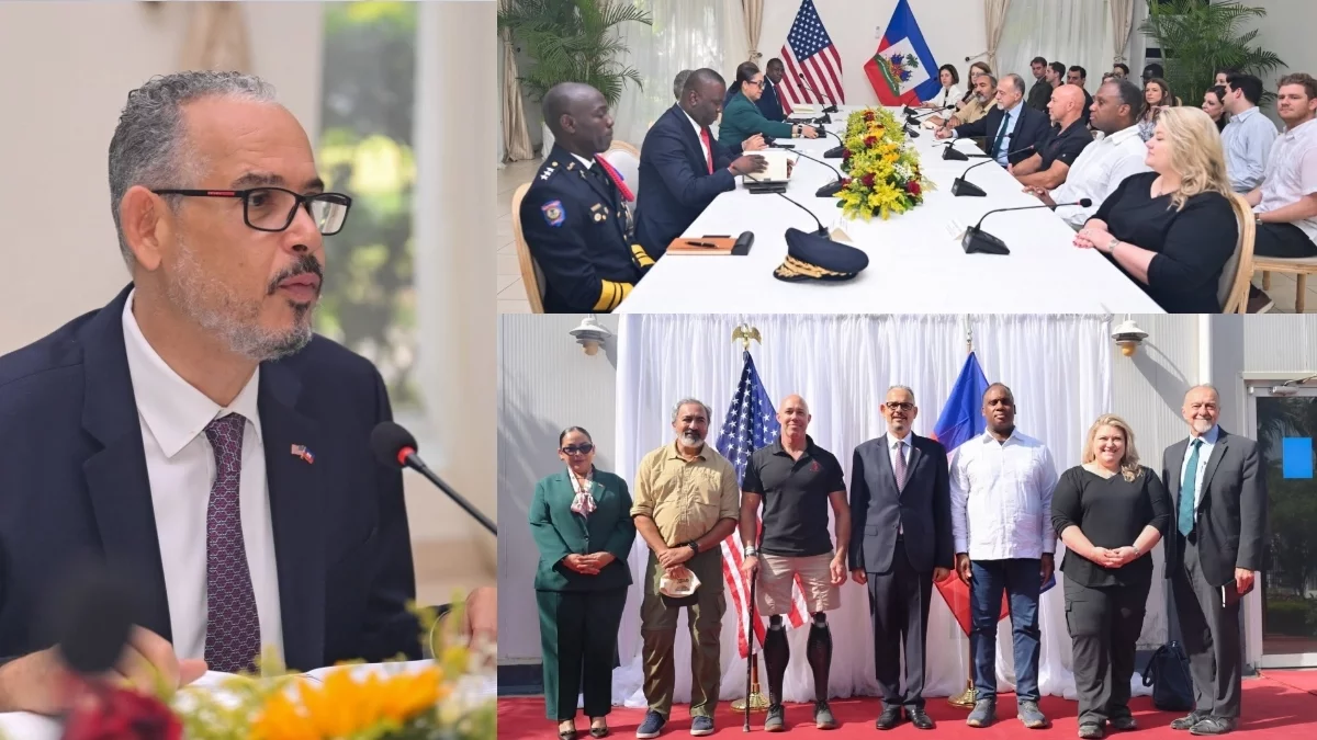 Haïti : Une délégation parlementaire américaine de haut niveau au Palais National