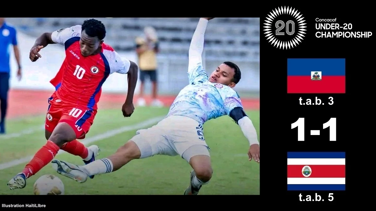 Haiti - Costa Rica wins [1-1, 5-3 on penalties], ending the Grenadiers' dream (video)