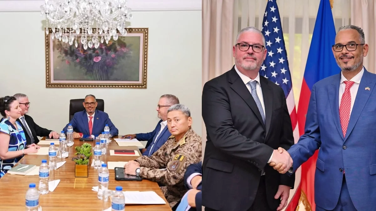 Haïti - Politique : Réunion de haut niveau avec David Howell, nouveau Chargé d’affaires a.i. des États-Unis
