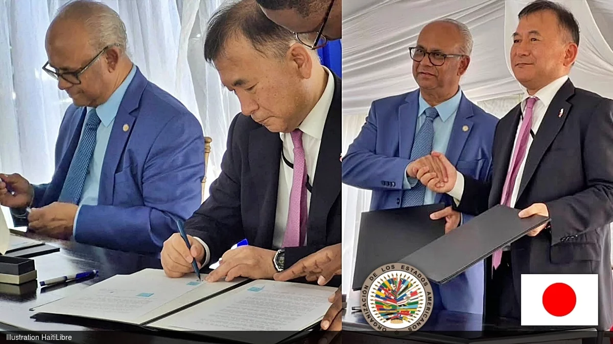 Haïti - Élections : L’OEA et le Japon signent un nouvel accord de coopération  de 3 Millions USD